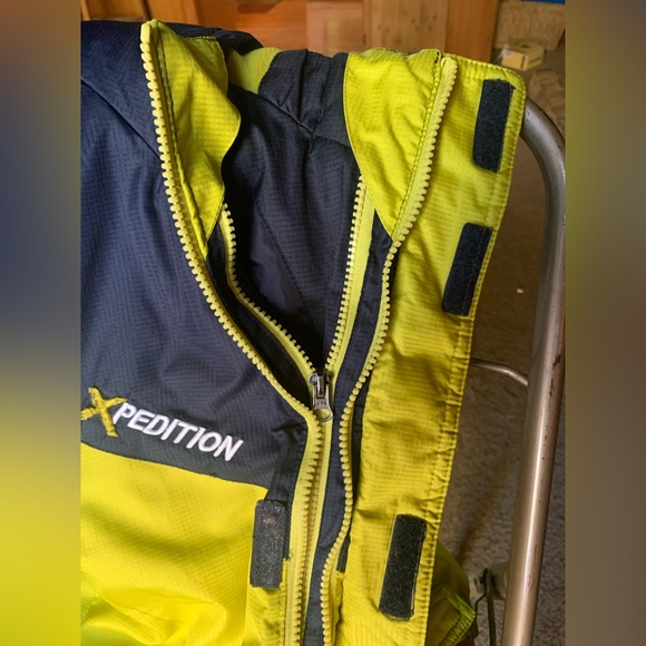 Xpedition Windproof Triple Closure Winter Coat, Bright Colors! Size L 12-l4, EUC - Picture 12 of 16